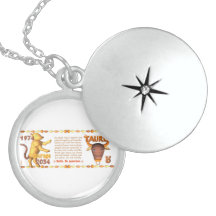 Valxarts född Capricorn 1974 för WoodTiger zodiac Skräddarsydda Halsband