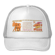 Valxarts wood tjur 1985 för zodiac födda Pisces Trucker Keps
