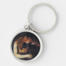 Vampyr av Edvard Munch Nyckelring