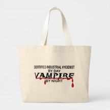 Vampyr för Cert Indust Hyg vid natt Tote Bag