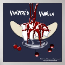 Vampyr vanilj affisch