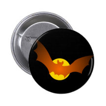Vampyrfladdermöss Halloween Knappar