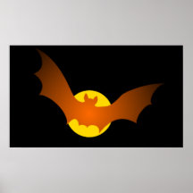VampyrfladdermössHalloween affisch
