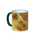 Van Gogh: För solrosvintage för vas femton konst Kaffe Muggar