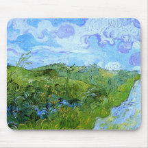 Van Gogh gröna vetefält  (F807) Mus Mattor