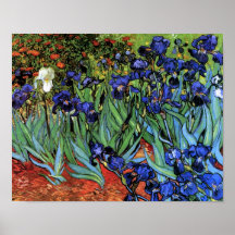 Van Gogh Irises konst för vintage (F608) Print