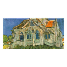 VAN GOGH - L'EGLISE D'AUVERS-SUR-OISE FOTOKORT