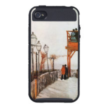 Van Gogh Montmartre (F272) konst iPhone 4 Cases