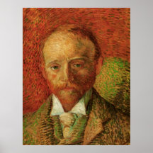 Van Gogh porträtt av konståterförsäljaren Alexande Affisch