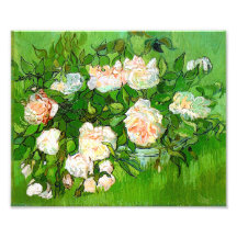 Van Gogh rosa rostryck Fotontryck