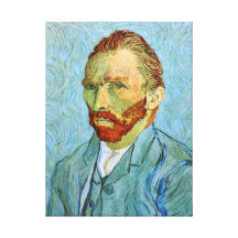 Van Gogh: Självporträtt 1890 Sträckta Kanvas Tryck
