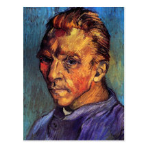 Van Gogh - självporträtt 2 Vykort