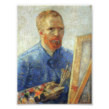 Van Gogh självporträtt Fotokonst