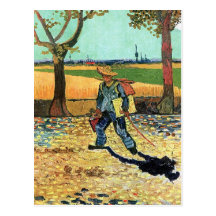 Van Gogh - självporträtt målare Vykort