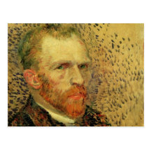 Van Gogh självporträtt Vykort