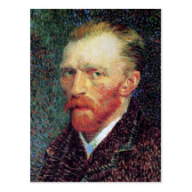 Van Gogh självporträttvykort