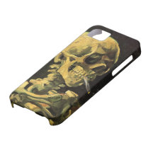 Van Gogh skalle med den brinna cigaretten, vintage iPhone 5 Fodraler
