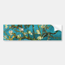 Van Gogh som blomstrar konst för mandelträd (F671) Bildekal
