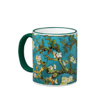 Van Gogh som blomstrar konst för mandelträd (F671) Muggar