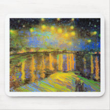 Van Gogh - Starry natt på Rhonen Mus Mattor