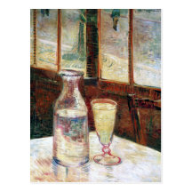 Van Gogh stillebenAbsinthe (F339) Vykort