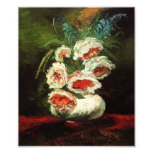 Van Gogh vas med piontrycket Foton