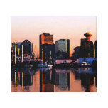 Vancouver Kanada stadsScape kanvastryck