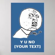 vänder mot ingen ursinne för y u komisk lolrofl affischer