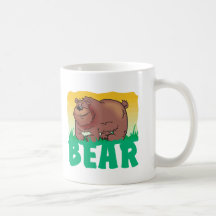Vänlig björn för unge kaffe mugg