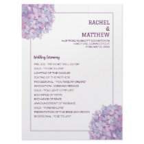 Vanlig hortensia som gifta sig ceremoni, programme