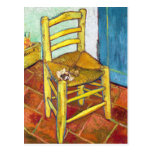 Vans Gogh stolVincent Van Gogh konst Vykort