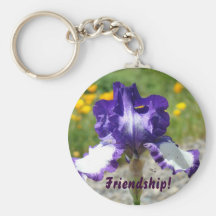 Vänskap! Irises för keychainvännyckelring