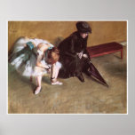 Vänta Degas C. 1882, Edgar Affisch