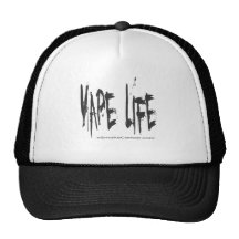 Vape liv - svart brev mesh kepsar