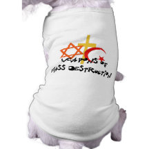 Vapen av samlas förstörelse hund t-shirt