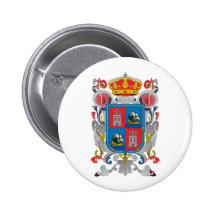Vapensköld av det Campeche Mexico officiellsymbole Nål