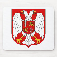 Vapensköld Serbia & Montenegro officiellsymbol Mus Mattor