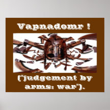 Vapnadomr! Posters