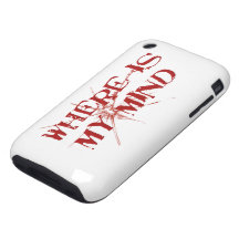 Var är mitt varar besvärad - knäckte Glass röda sm iPhone 3 Tough Fodral