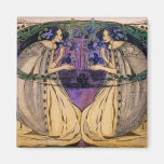 Vår av Frances Macdonald Kylskåpsnagnet