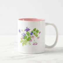 Vår blommor mugg