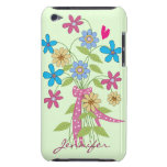 Vår blommorbukett & namn Case-Mate iPod touch fodral