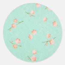 Vår blommorklistermärke