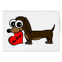 Var bryter det gulliga hundvalentin kortet för dag