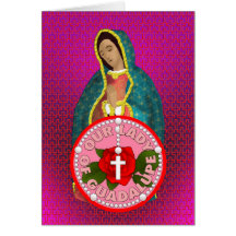 Vår dam av Guadalupe Kort