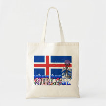Var dem isländareflickor på? tote bag