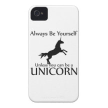 Var dig unicornen iPhone 4 Case-Mate cases