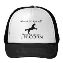 Var dig unicornen trucker keps