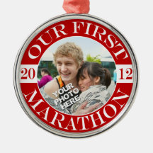 Vår första maraton - 2012 julgranskulor