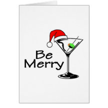 Var god jul Martini Hälsnings Kort